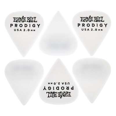 Ernie Ball Prodigy Picks 2,0 mm White Ernie Ball Prodigy Picks 2,0 mm White