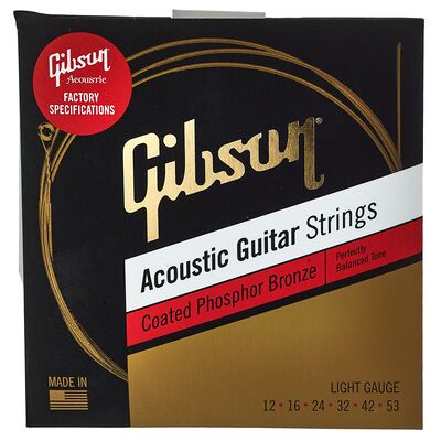 Gibson Coated Phosphor Bronze Light Gibson Coated Phosphor Bronze Light