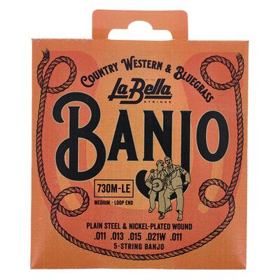 La Bella 5-String Banjo Medium La Bella 5-String Banjo Medium