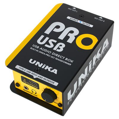 UNiKA PRO-USB Passiv DI-boks - Høy Kvalitet Audio-Converter UNiKA PRO-USB Passiv DI-boks - Høy Kvalitet Audio-Converter