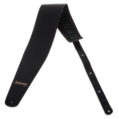 Sadowsky Synthetic Leather Strap BK G P Sadowsky Synthetic Leather Strap BK G P