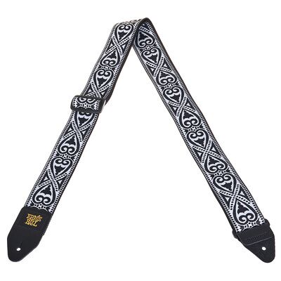 Ernie Ball Black Heart Jacquard Strap Ernie Ball Black Heart Jacquard Strap