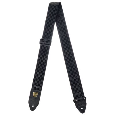 Ernie Ball Black Checkers Jacquard Strap Ernie Ball Black Checkers Jacquard Strap