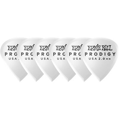 Ernie Ball Mini Prodigy Picks 2,0 mm Wh Ernie Ball Mini Prodigy Picks 2,0 mm Wh