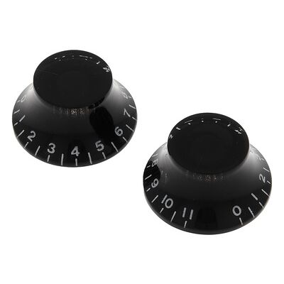 Allparts Bell Knobs to 11 Black Allparts Bell Knobs to 11 Black