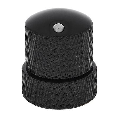 Warwick Stacked Dome Knob CI Black Warwick Stacked Dome Knob CI Black
