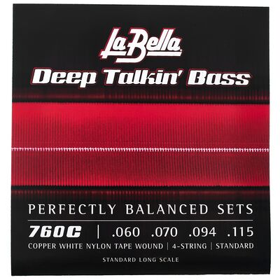 La Bella 760C Copper White Nylon Tape La Bella 760C Copper White Nylon Tape