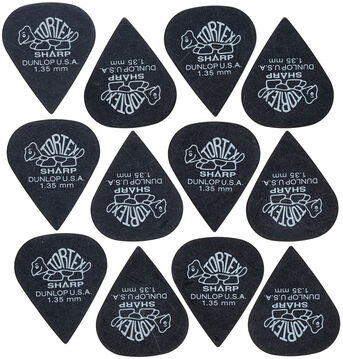 Dunlop Plectrums Tortex Sharp 1,35 12