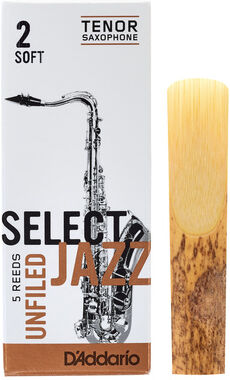 DAddario Woodwinds Select Jazz Unfiled Tenor 2S