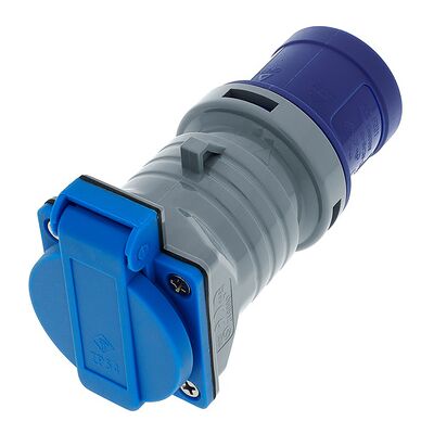 Brennenstuhl Adapter - CEE til polsk kontakt - IP44 camping 230V Brennenstuhl Adapter - CEE til polsk kontakt - IP44 camping 230V