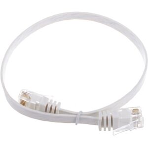 Lindy Cat6 Flach-Cable 0,3m White