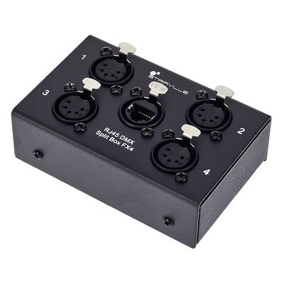 Stairville RJ45 DMX Split Box FX4-5pin Stairville RJ45 DMX Split Box FX4-5pin