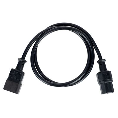 Stairville IEC Patch Cable 1,0m BK Stairville IEC Patch Cable 1,0m BK