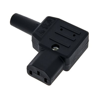 Stairville IEC connector female angled C13 Stairville IEC connector female angled C13