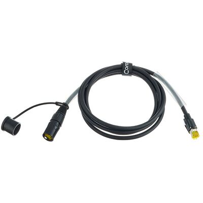 Cordial 15548 Nettverkskabel - 2m Sort CAT 5e S/UTP Cordial 15548 Nettverkskabel - 2m Sort CAT 5e S/UTP