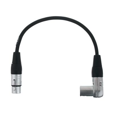the sssnake SK233-0,3 angled XLR Patch MF the sssnake SK233-0,3 angled XLR Patch MF