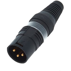 Hicon HI-X3CM-G XLR-connector - 3 Pins - Svart Hicon HI-X3CM-G XLR-connector - 3 Pins - Svart