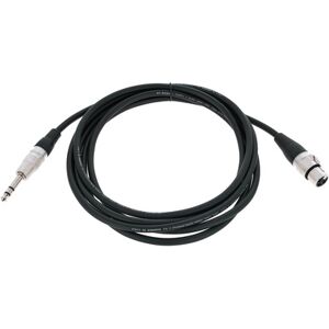 Sommer Cable Modell - XLR Female, 3m, Svart - Audio Adapter Kabel Sommer Cable Modell - XLR Female, 3m, Svart - Audio Adapter Kabel