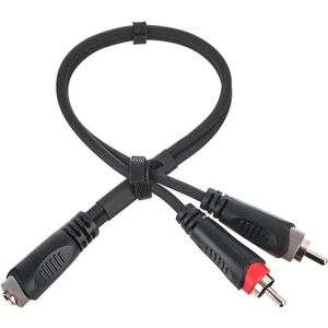 Cordial 14889 Stereo lyd Y-adapterkabel - 0,30 m, Svart Cordial 14889 Stereo lyd Y-adapterkabel - 0,30 m, Svart