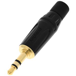 Amphenol - KS3PB-AU - Sort lakkert - 3.5mm stereo plug Amphenol - KS3PB-AU - Sort lakkert - 3.5mm stereo plug