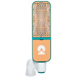 Ohma World Motif Ribbon Teal & Apricot Ohma World Motif Ribbon Teal & Apricot