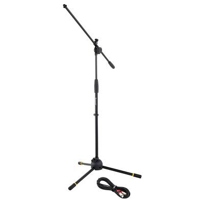 Roadworx Mic Stand + Cable 10 m Pack Roadworx Mic Stand + Cable 10 m Pack