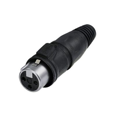 Rean AV RCX3F-Z-000-1 Koble - IP65, 3 poler, Rett, Krom Rean AV RCX3F-Z-000-1 Koble - IP65, 3 poler, Rett, Krom