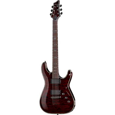 Schecter C-1 Hellraiser E-Gitarre schwarz/rot Schecter C-1 Hellraiser E-Gitarre schwarz/rot