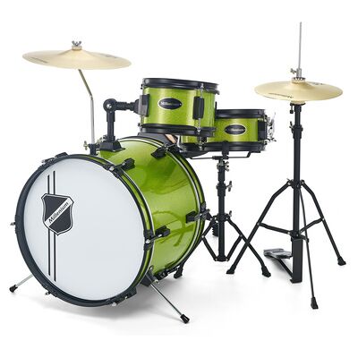 Millenium Kinderschlagzeug Set in Green sparkle Millenium Kinderschlagzeug Set in Green sparkle
