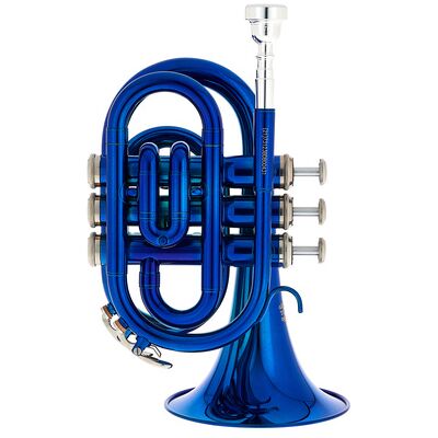 Thomann TR 25 Bb-Pocket Trumpet Blue Thomann TR 25 Bb-Pocket Trumpet Blue