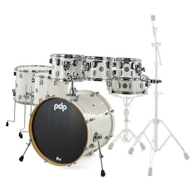 DW PDP CM7 Rock Pearlescent White DW PDP CM7 Rock Pearlescent White