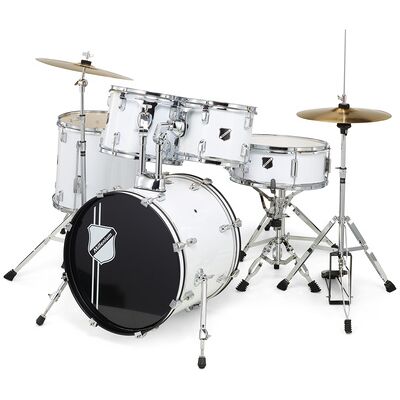 Millenium Focus 18 Drum Set White Millenium Focus 18 Drum Set White