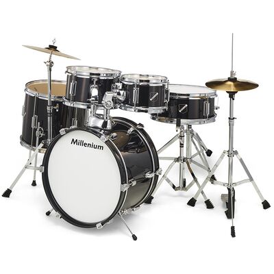 Millenium Focus Junior Drum Set Black Millenium Focus Junior Drum Set Black
