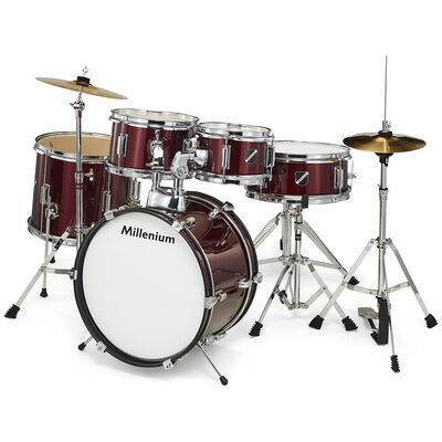 Millenium Focus Junior Drum Set Red Millenium Focus Junior Drum Set Red