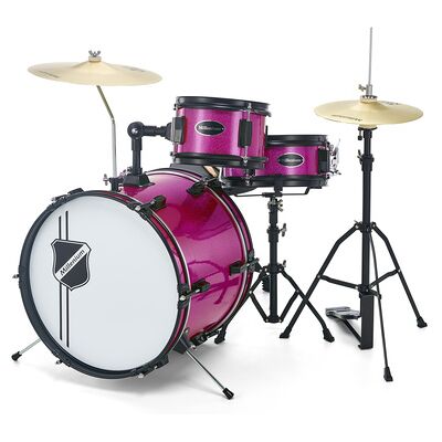 Millenium Youngster Drum Set Pink Spkl Millenium Youngster Drum Set Pink Spkl