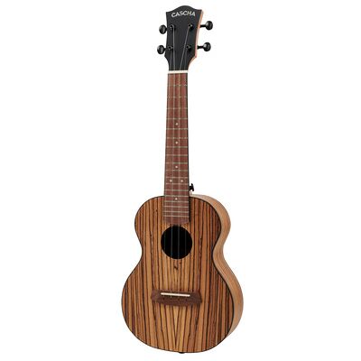 Cascha Concert Ukulele Zebra Wood Cascha Concert Ukulele Zebra Wood