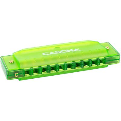 Cascha HH-2274 Fun Blues Harp Green Cascha HH-2274 Fun Blues Harp Green