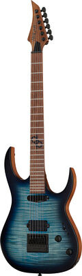 Solar Guitars SB1.6FOB Flame Ocean Blue