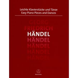 Bärenreiter Händel Easy Piano Pieces Bärenreiter Händel Easy Piano Pieces