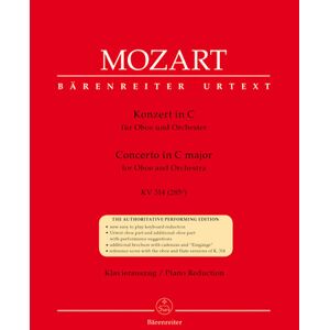 Bärenreiter Mozart Concert for Oboe KV 314 Bärenreiter Mozart Concert for Oboe KV 314