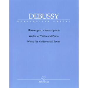 Bärenreiter Debussy Werke Violine Klavier Bärenreiter Debussy Werke Violine Klavier