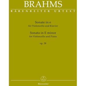 Bärenreiter Brahms Cellosonate e-moll Bärenreiter Brahms Cellosonate e-moll