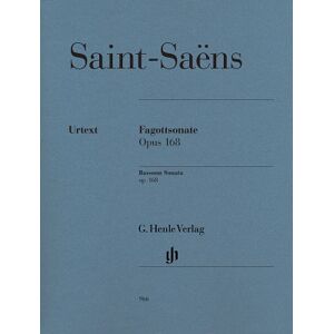 Henle Verlag Saint-Saens Fagottsonate Henle Verlag Saint-Saens Fagottsonate
