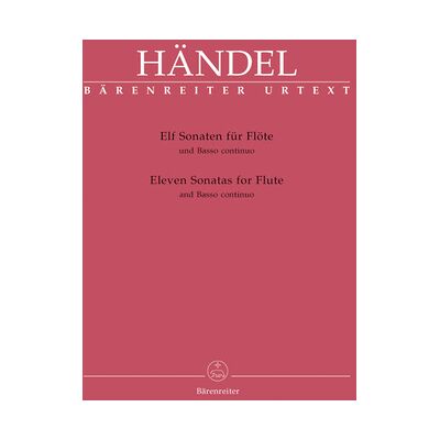 Bärenreiter Händel Elf Sonaten für Flöte Bärenreiter Händel Elf Sonaten für Flöte