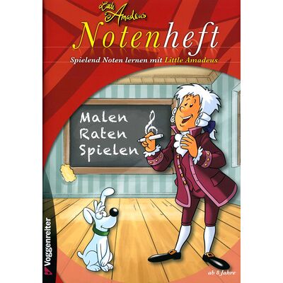 Voggenreiter Little Amadeus Notenheft A4 Voggenreiter Little Amadeus Notenheft A4