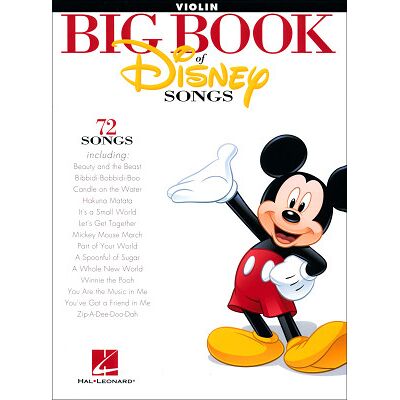 Hal Leonard The Big Book Of Disney Violin Hal Leonard The Big Book Of Disney Violin