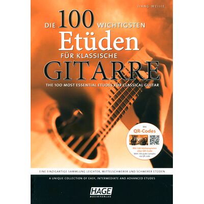 Hage Musikverlag 100 Etudes Classical Guitar Hage Musikverlag 100 Etudes Classical Guitar