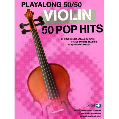Wise Publications Playalong 50/50 Violin Wise Publications Playalong 50/50 Violin