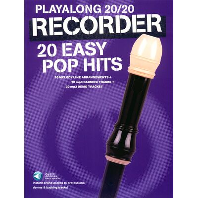 Wise Publications Playalong 20/20 Recorder Wise Publications Playalong 20/20 Recorder
