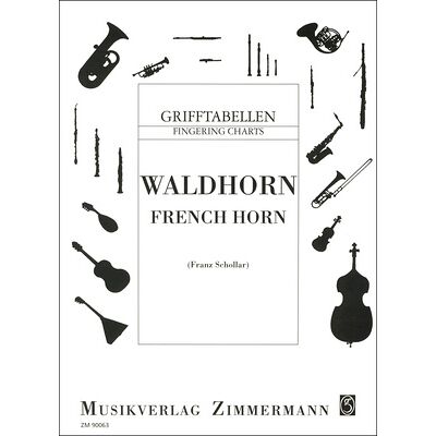 Zimmermann Verlag Grifftabelle Waldhorn Zimmermann Verlag Grifftabelle Waldhorn